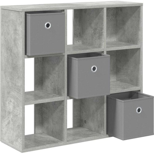  Kreveta s ladicama Betonski sivi 73 5 x 24 x 69 5 cm Slike