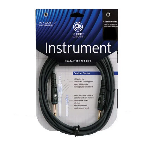 D'Addario Planet Waves PW-G-10 Crna 3 m Ravni - Ravni