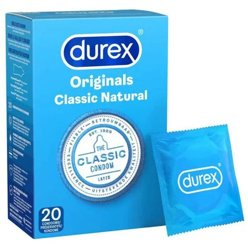Durex Kondomi Classic Natural, 20 kom, (21098651)