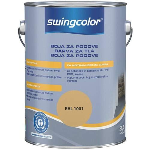 SWINGCOLOR Boja za pod (Bež boje, 2,5 l) Slike