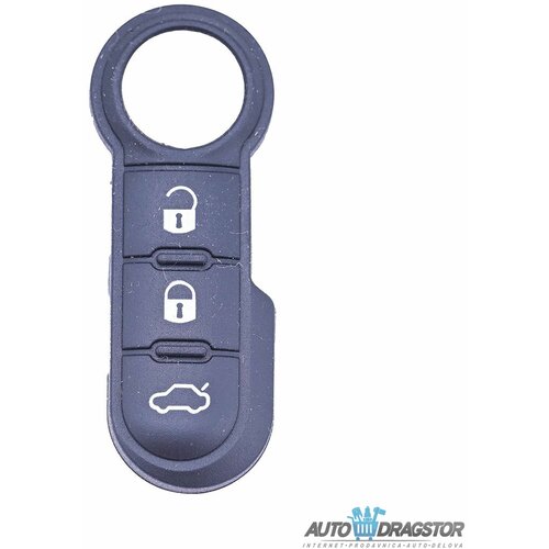 888 Car Accessories gumeno dugme kućišta ključa sa 3 dugmeta za fiat F48-AP000 Cene