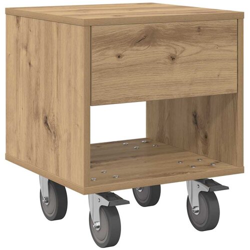 vidaXL Nočna omarica Umetni hrast 40,5 x 40 x 48 cm Konstruiran les, (5000160479) Cene