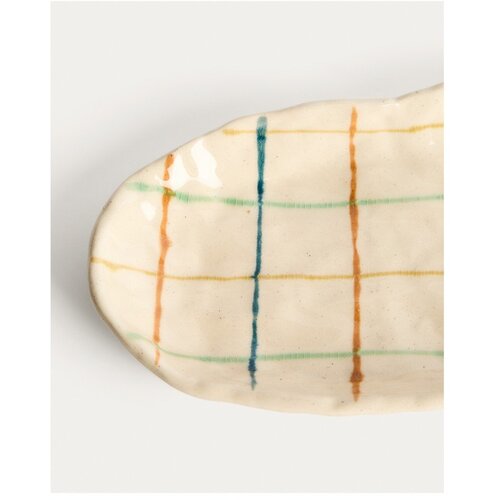 Kave Home Keramički pladanj 13x32 cm Belor &amp;ndash; Slike