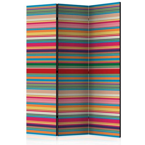  Paravan u 3 dijela - Subdued stripes [Room Dividers] 135x172 Slike