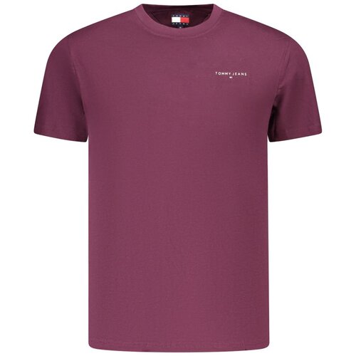 Tommy Hilfiger mu&amp;scaron;ka majica kratkih rukava od regenerativnog pamuka tamnoljubičasta Slike