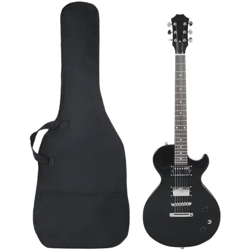 Električna gitara za početnike s torbom crna 4/4 39 "