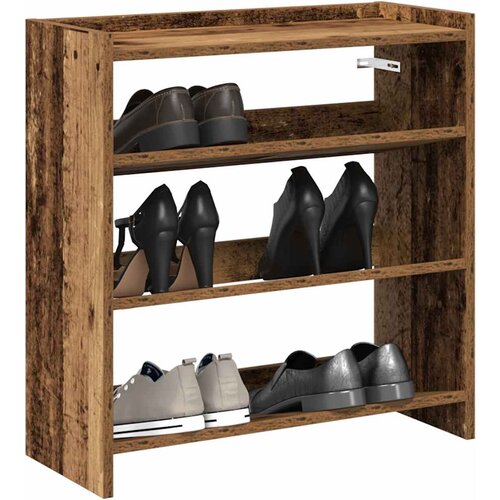 vidaXL Stalak za cipele boja staro drvo 60x25x62 cm konstruirano drvo Cene