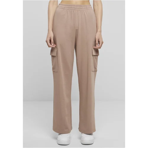 Urban Classics Women's Baggy Light Terry Sweatpants Powder Pink