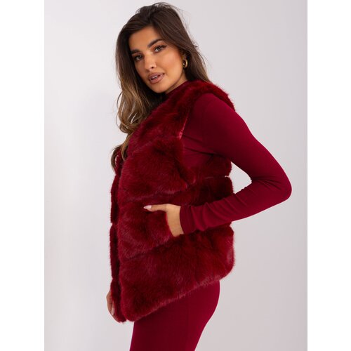 Wool Fashion Italia Vest-AT-KZ-2349.00P-burgundy Cijene