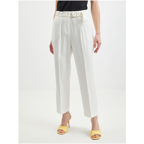 Orsay Cream Ladies Pants - Women Cene