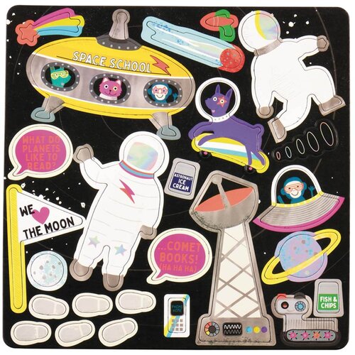 Floss&amp;amp;Rock&amp;reg; magnetne družabne igre magnetic fun&amp;amp;games space Slike