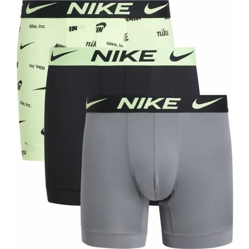 Nike DRI-FIT ESSENTIAL MICRO BOXER BRIEF 3PK Muške bokserice, svijetlo zelena, veličina