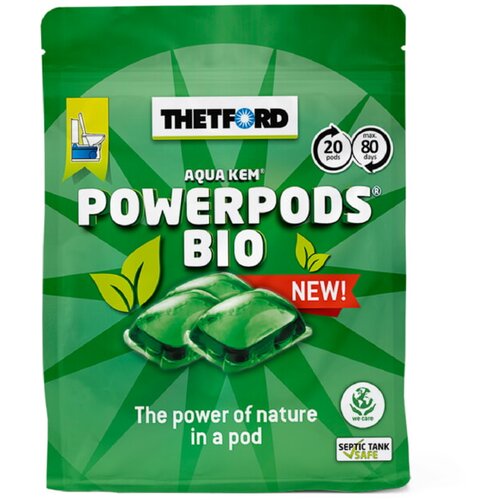  Kapsule za kemično stranišče Powerpods Bio (20 vrečkic) Cene