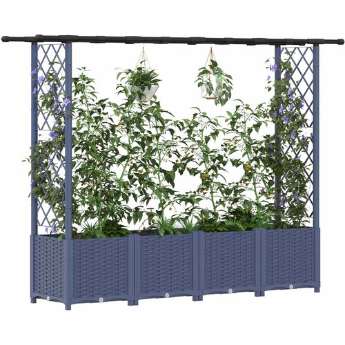  Povi&amp;scaron;eni krevet s mrežom i krovom Siva 203 x 40 x 138 cm PP Slike