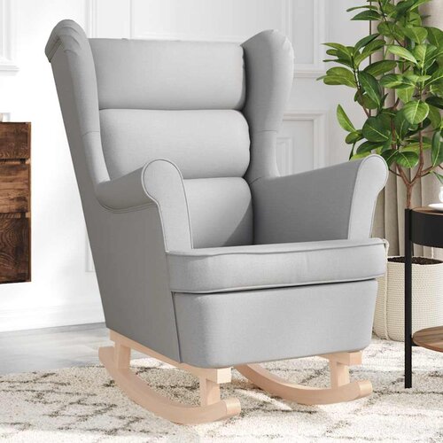 Furnova Gugalni stol Cloud Grey 74x90x102 cm Tkanina, (21925577) Cene