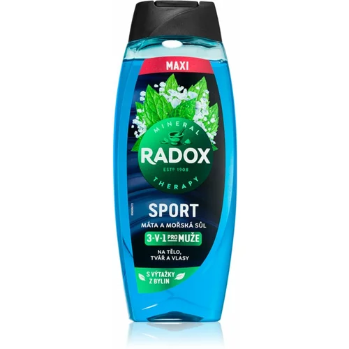 RADOX Mineral Therapy gel za tuširanje za muškarce maxi Mint & Sea Salt 450 ml