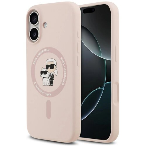 Karl Lagerfeld SILIKONSKI OVITEK KARL&amp;amp;CHOUPETTE MAGSAFE ZA IPHONE 17, (5000339172) Slike