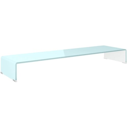 Maison Chic Stojalo za TV / ekran - TV stojalo - Stojalo za ekran stekleno zeleno 110x30x13 cm, (21701989) Cene