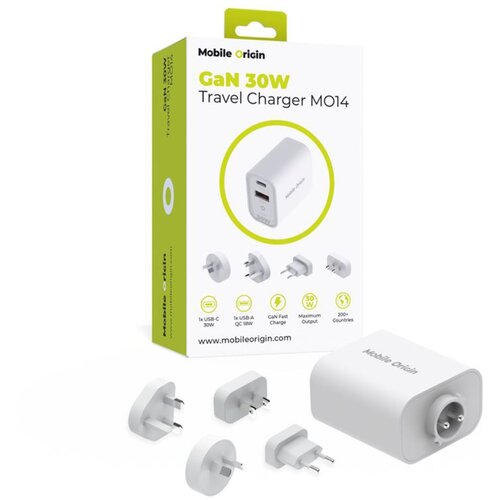 MOBILE ORIGIN 30W Travel Charger MO14 EU /USA /UK /AUS Cijene