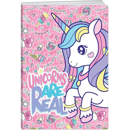 Play premium, sveska, 50 lista, Uni - odaberite motiv A5 Dikto Unicorns are real Slike