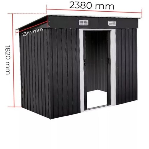  Kućica za baštenski alat Nebraska 238x131x182cm Cene