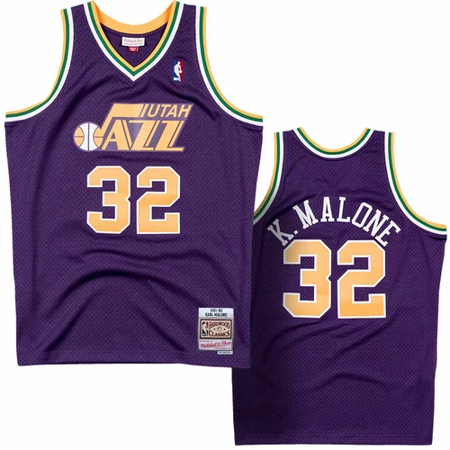 Mitchell And Ness Karl Malone 32 Utah Jazz 1991-92 Mitchell & Ness Swingman dres