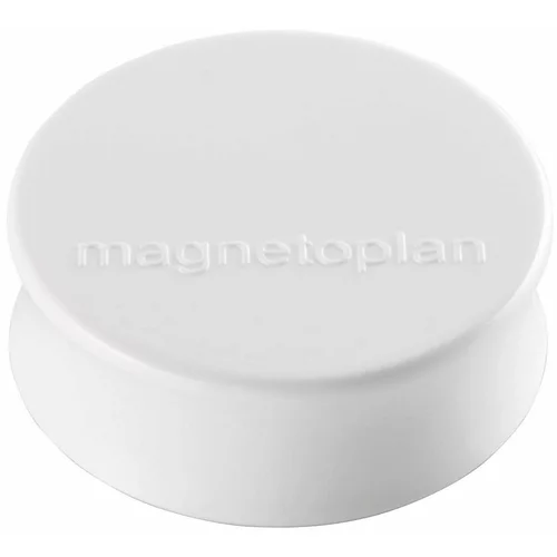 magnetoplan Ergonomski magnet, Ø 34 mm, DE 50 kosov, bele barve