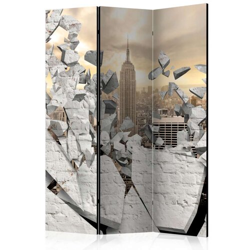  Paravan u 3 dijela - City behind the Wall [Room Dividers] 135x172 Cijene