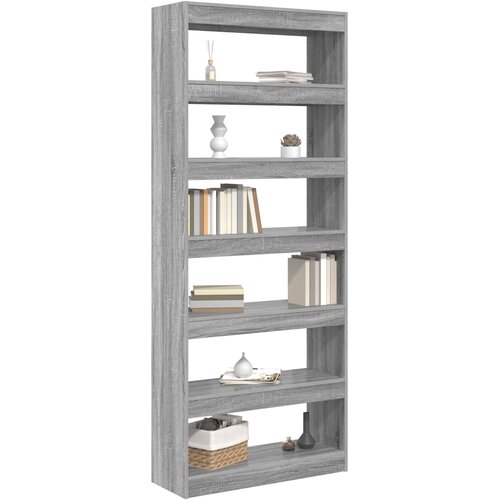  za knjige s policom Siva Sonoma 80 x 30 x 198 cm Slike