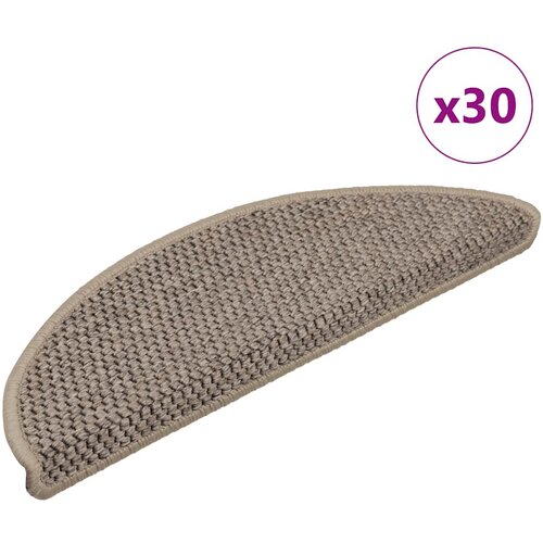  Samoljepljivi otirači za stepenice 30 kom 56x17x3 cm tamnobež Cijene