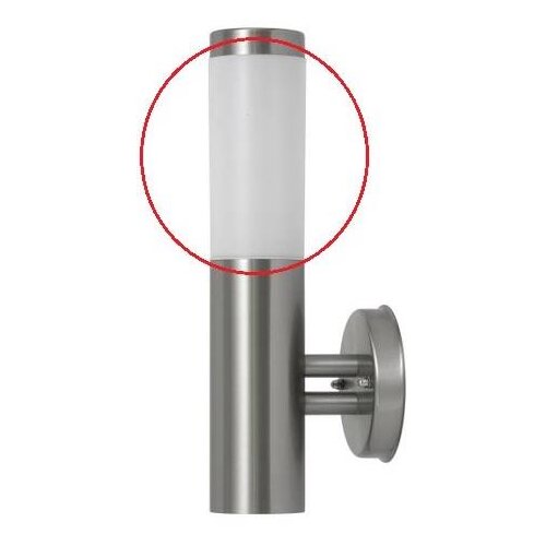 Rabalux zamensko staklo inox torch E27 belo Cene