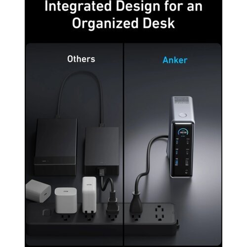 Anker Prime polnilna postaja 14v1 Dual Display 160W &amp;ndash; A83B63A1 Slike