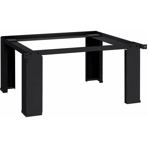  Pedestal za perilicu rublja Crna 64 x 55 x 32,5 cm Čelik Slike