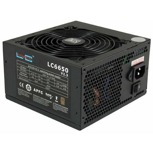 LC Power 650W, LC6650 V2.3, Super Silent Series, 12 cm fan napajanje Slike