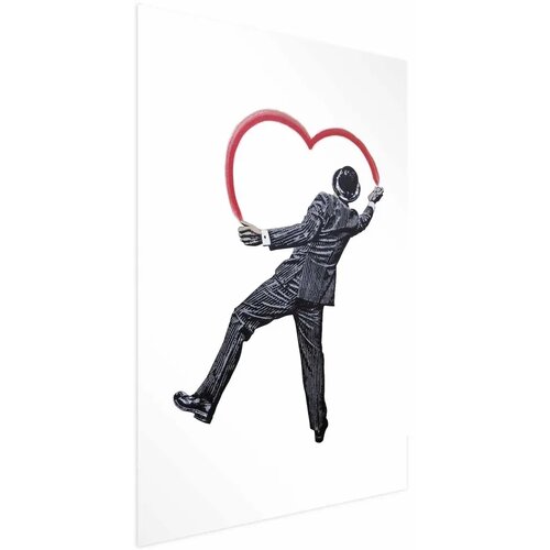  Plakat - Elegant Graffiti Artist 21x30 Bez okvira s margom Cijene