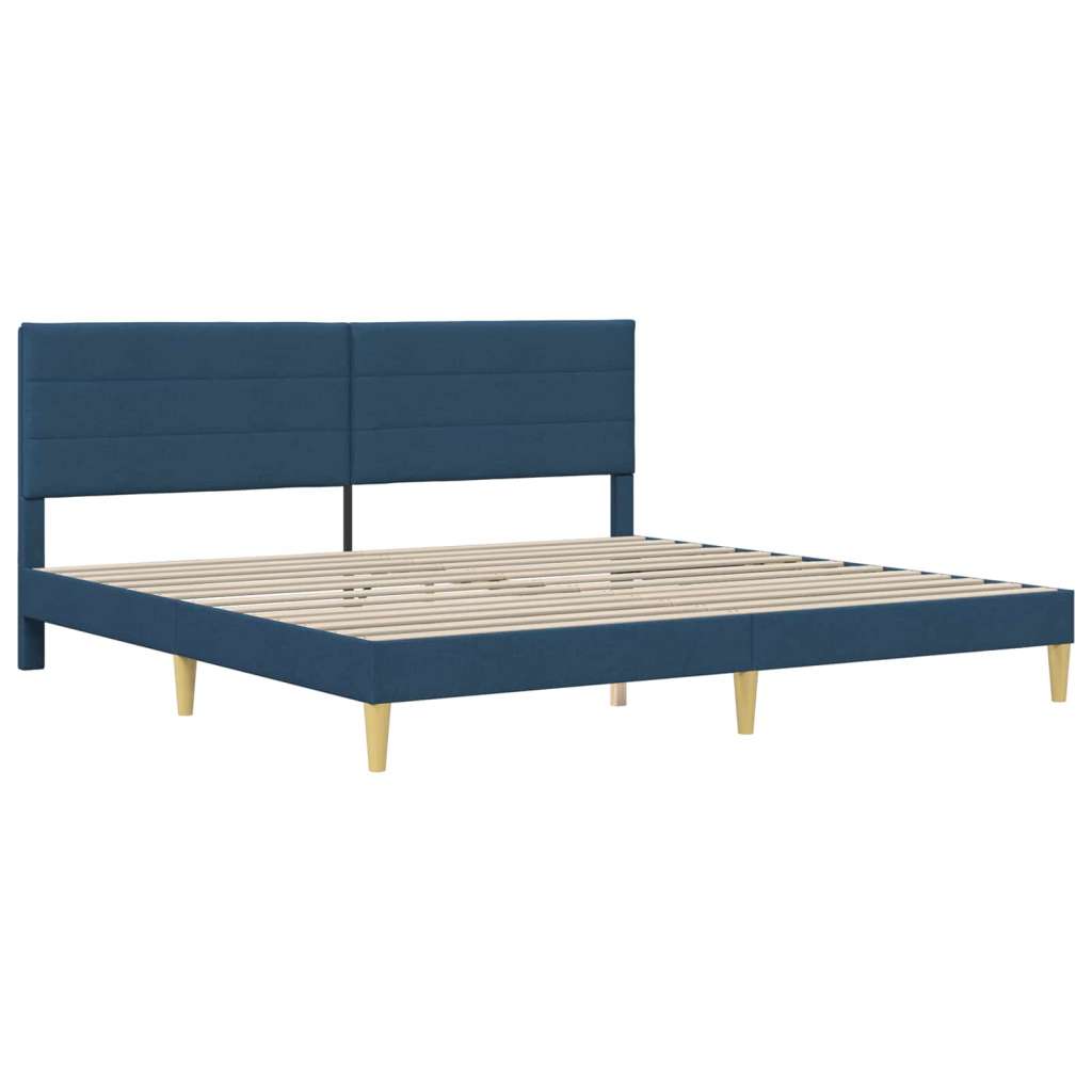  Okvir za krevet Plava 200 x 200 cm Poliester Slike