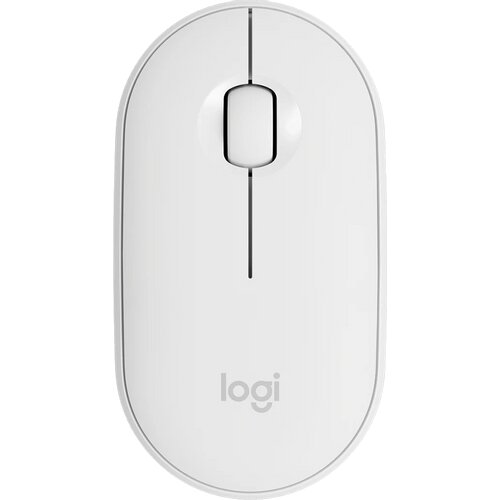 Logitech beli bežični miš Pebble 2 M350S Slike