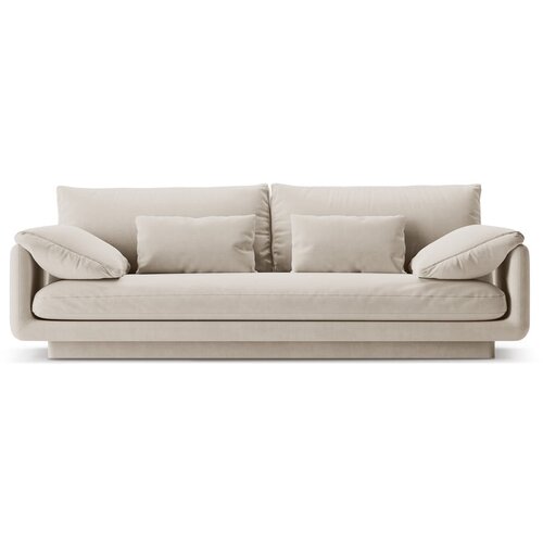 Micadoni Bijela sofa od boucl&eacute; tkanine 220 cm Torino &ndash; Home Cijene