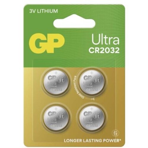 Gp litijska baterija Ultra CR2032 4 kosi, B32324 Cene