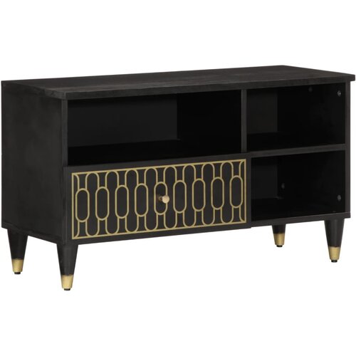 vidaXL TV omarica 80x33x46 cm trden mangov les, (21824051) Cene