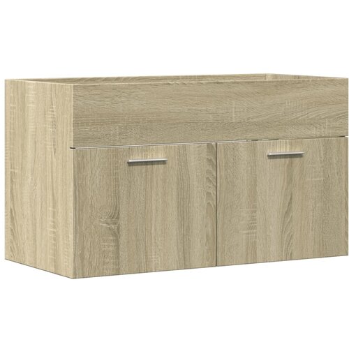 Maison Chic Omarica za umivalnik - Umivalniška omarica sonoma hrast 90x38,5x46 cm inženirski les, (21758946) Cene