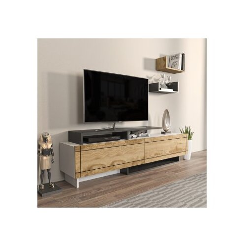 Hanah home tv polica tammy white oak Cene