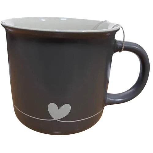 CUTE&COOL HOME keramička &scaron;olja tamnosiva srce390ml Cijene