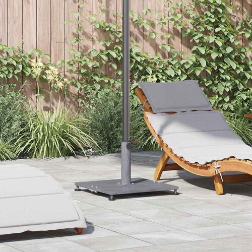 vidaXL Osnove za vanjske suncobrane Tamno drvo 45 x 45 x 31 cm Čelik Cene