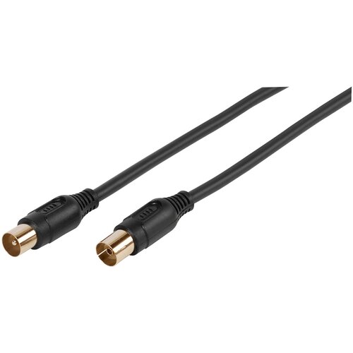 Vivanco TV Radio Antennenkabel 90dB, 1,5 48133 48/20 15GB Zum Anschluss von tv Ger&amp;auml;ten Slike