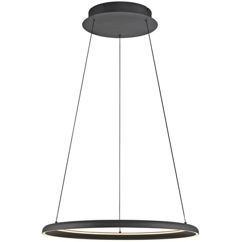 SCHÖNER WOHNEN 15570-18-LED luster na lanku QUILLO LED/36W/230V, prečnik 60 cm, sa prigu&scaron;ivačem, crni Cene