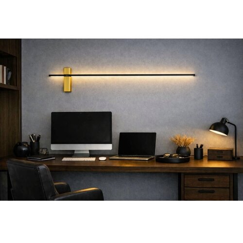 Open design OR85075 - led zidno svetlo bene LED/10,5W/230V 100 cm zlatna Slike
