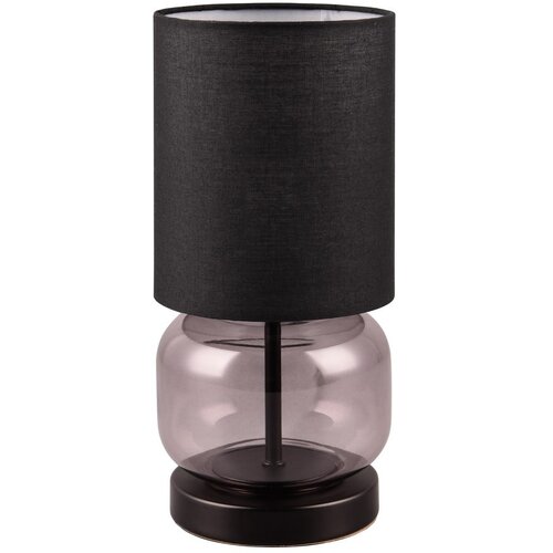 Tri O Crna/ljubičasta stolna lampa s tekstilnim sjenilom (visina 28,5 cm) Elio – Cijene
