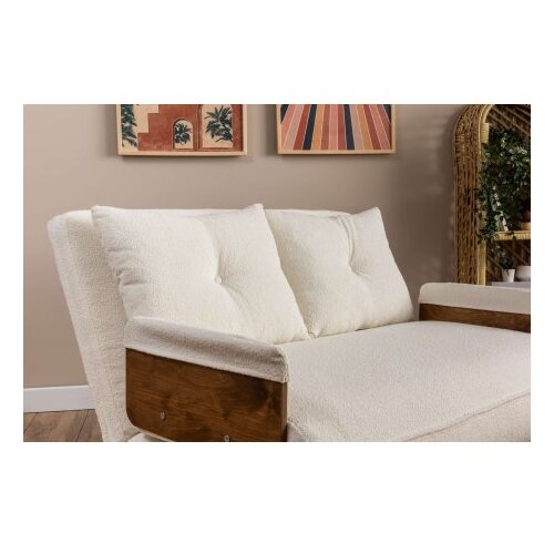 Atelier Del Sofa sofa za 2 sedi&amp;scaron;ta cosmo 2 seater teddy white Slike
