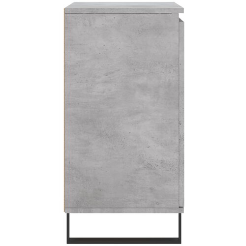  Komoda siva boja betona 60x35x70 cm od konstruiranog drva Slike
